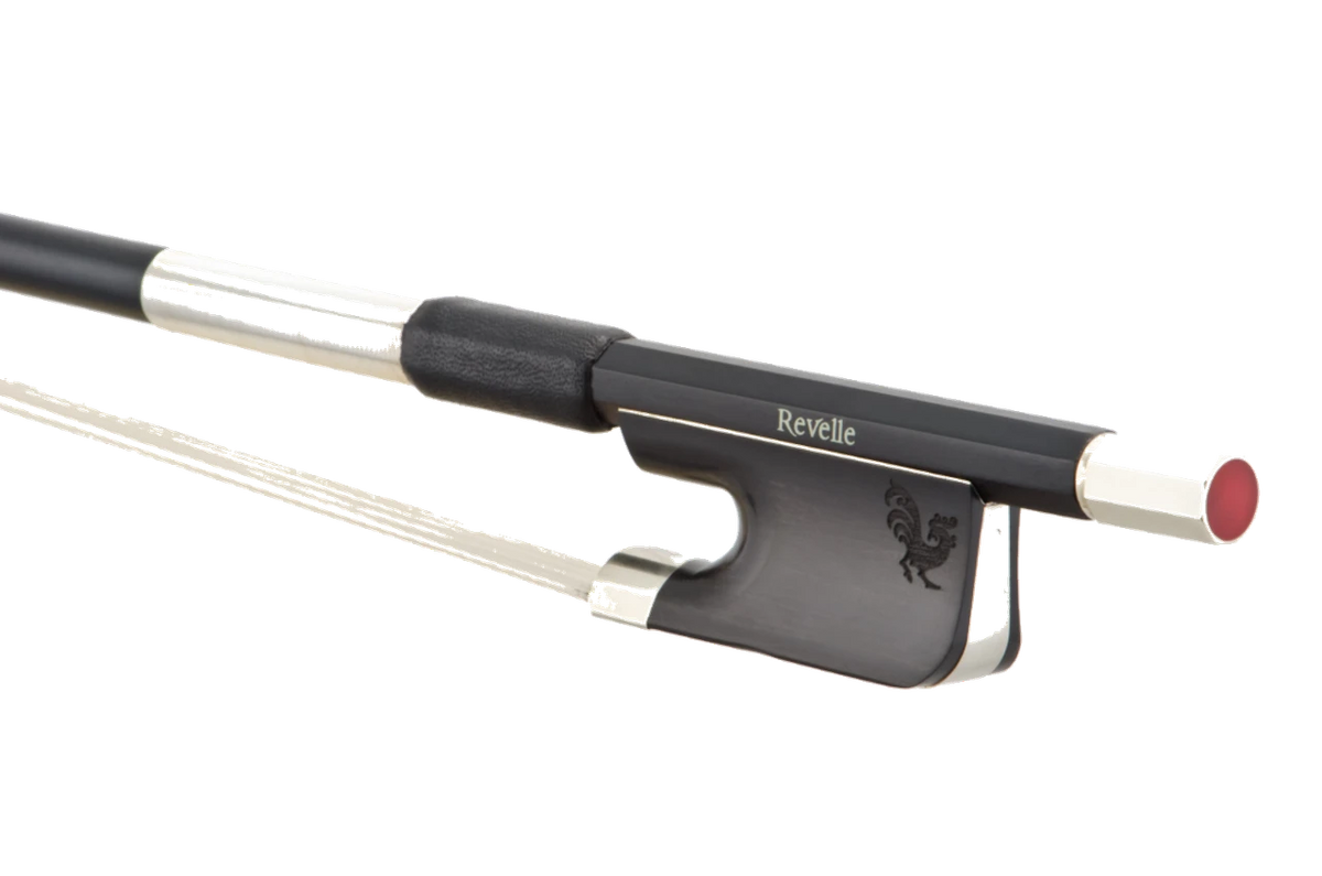 Revelle RAVEN nickel, carbon composite violin bow | Metzler Violins