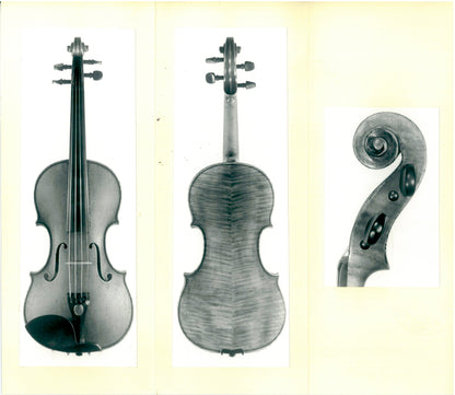 Celeste Farotti violin, Milan, 1920, with Wurlitzer and Moennig certificates | Metzler Violins