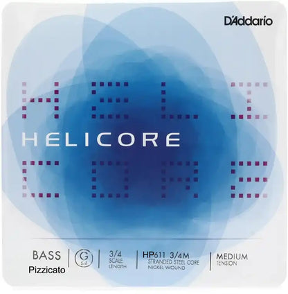 HELICORE PIZZICATO bass string, 3/4 medium,