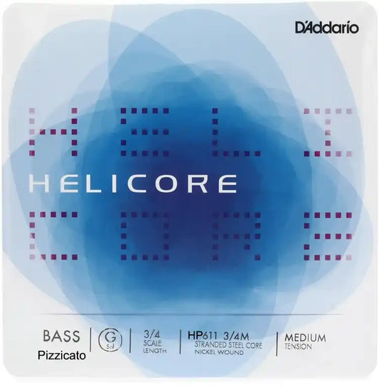 HELICORE PIZZICATO bass string, 3/4 medium,