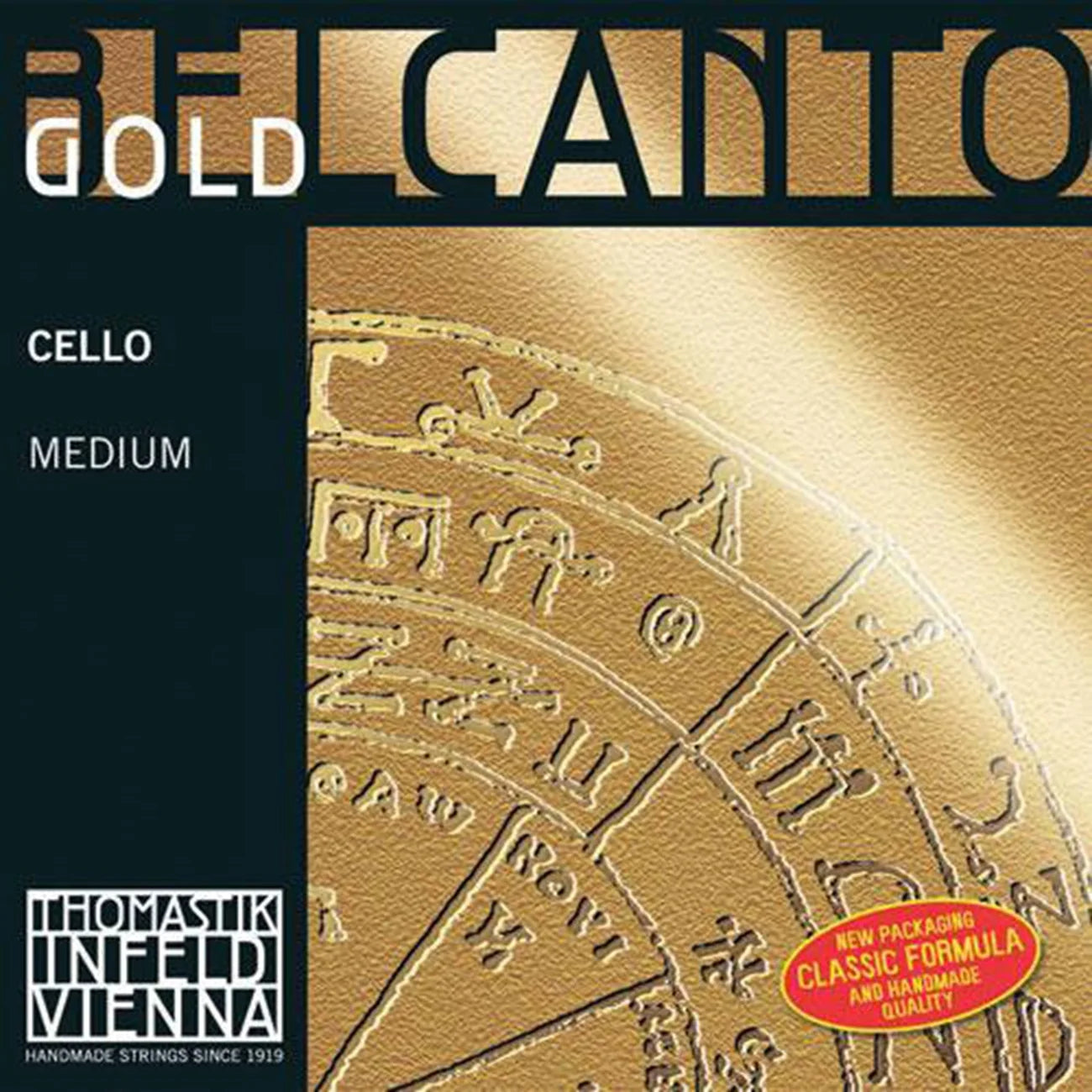 BELCANTO GOLD cello string, medium,