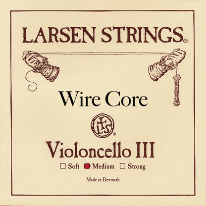 Larsen WIRE CORE cello string,