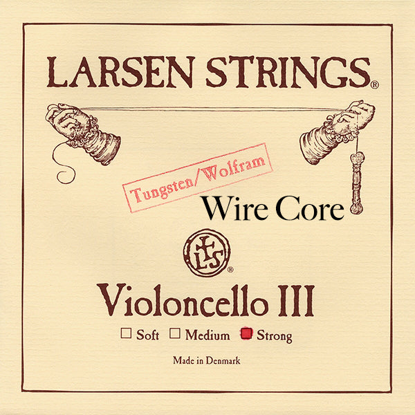 Larsen WIRE CORE cello string,