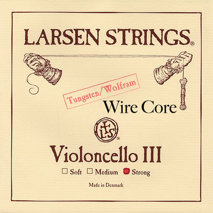 Larsen WIRE CORE cello string,