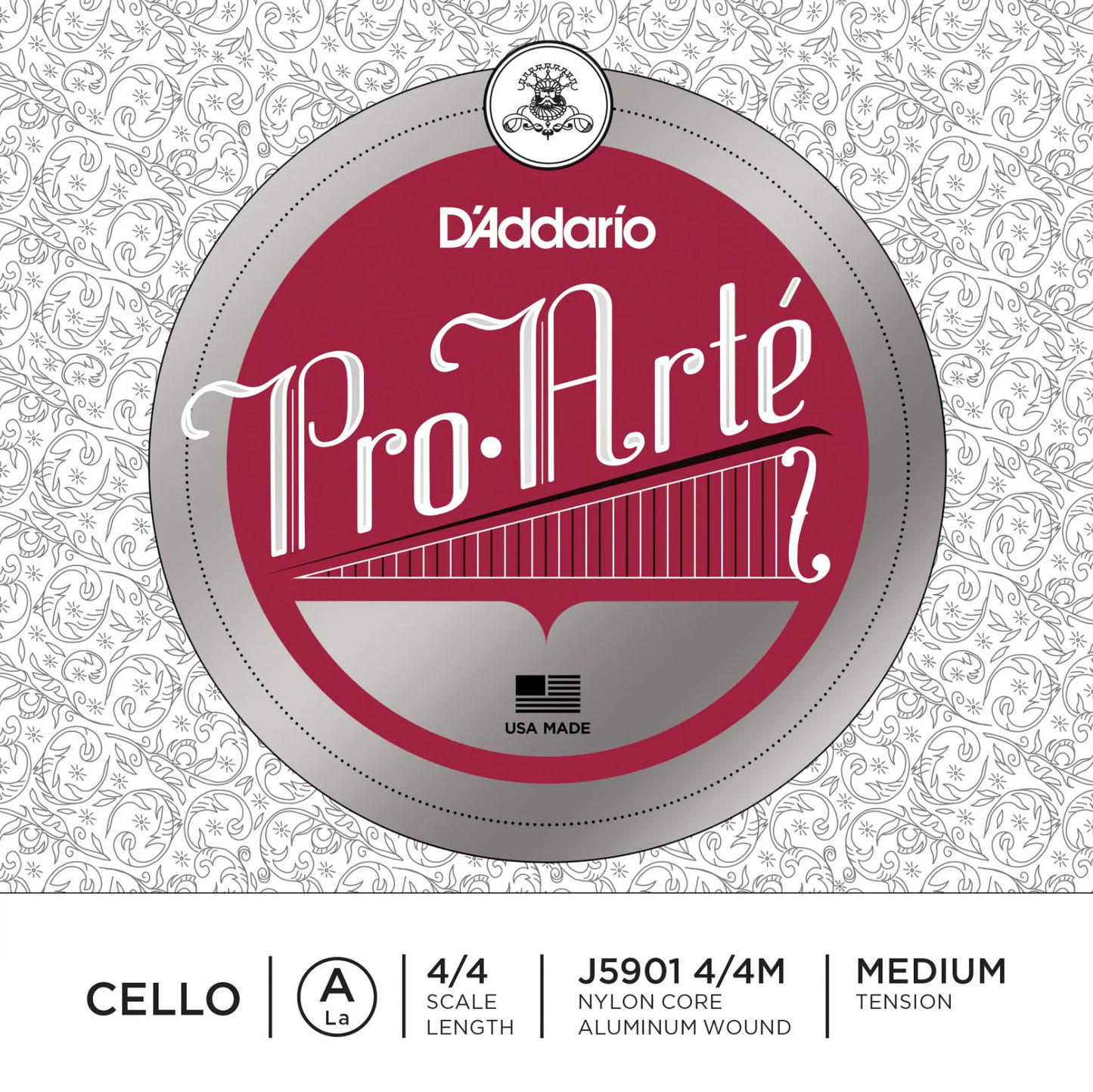 Pro-Arté cello string, medium,