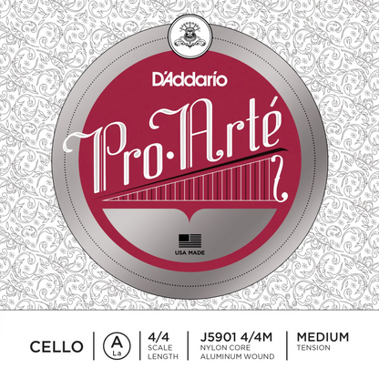 Pro-Arté cello string, medium,
