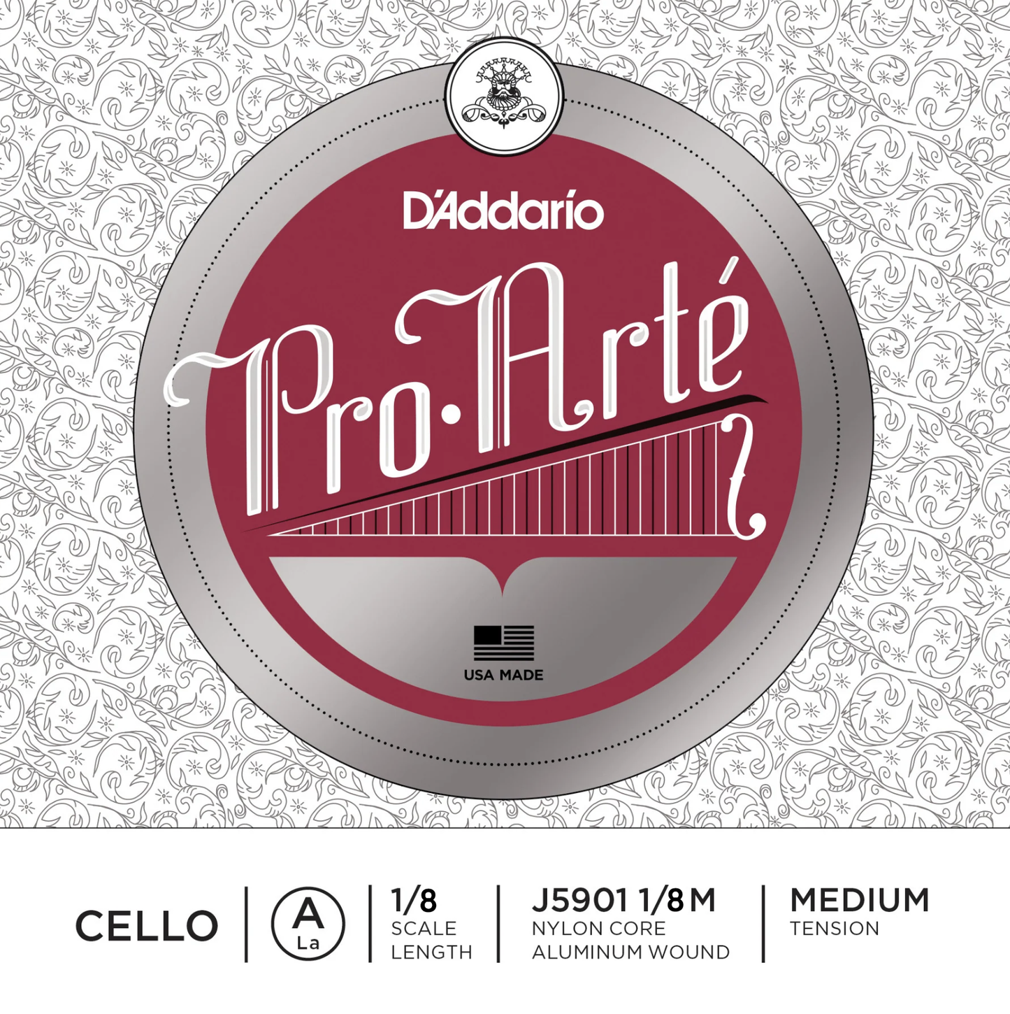 Pro-Arté cello string, medium,