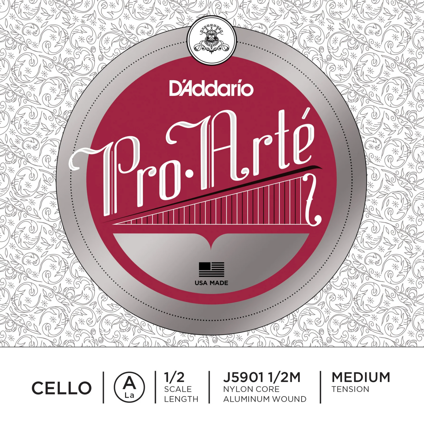 Pro-Arté cello string, medium,