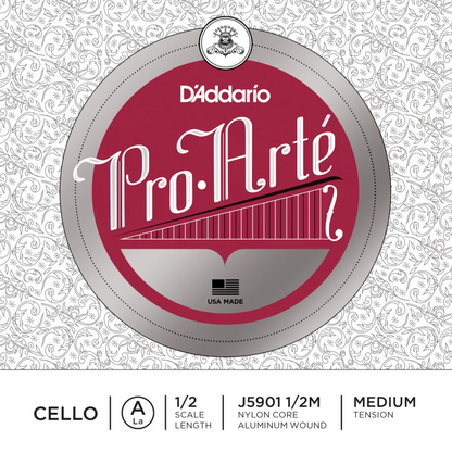 Pro-Arté cello string, medium,