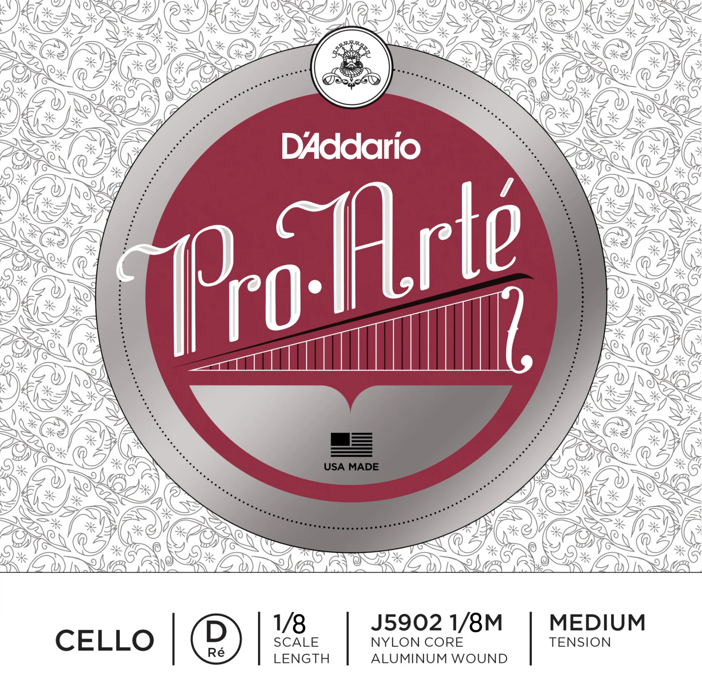 Pro-Arté cello string, medium,