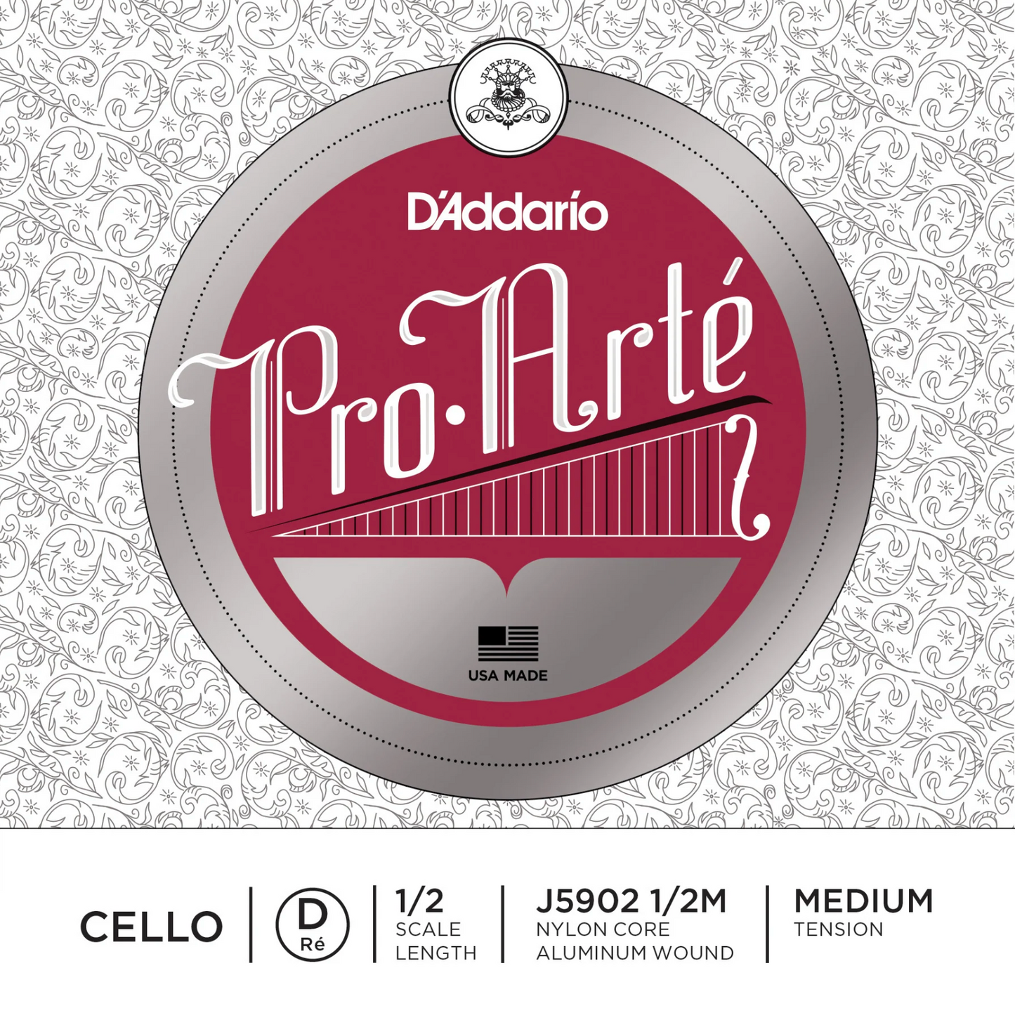 Pro-Arté cello string, medium,