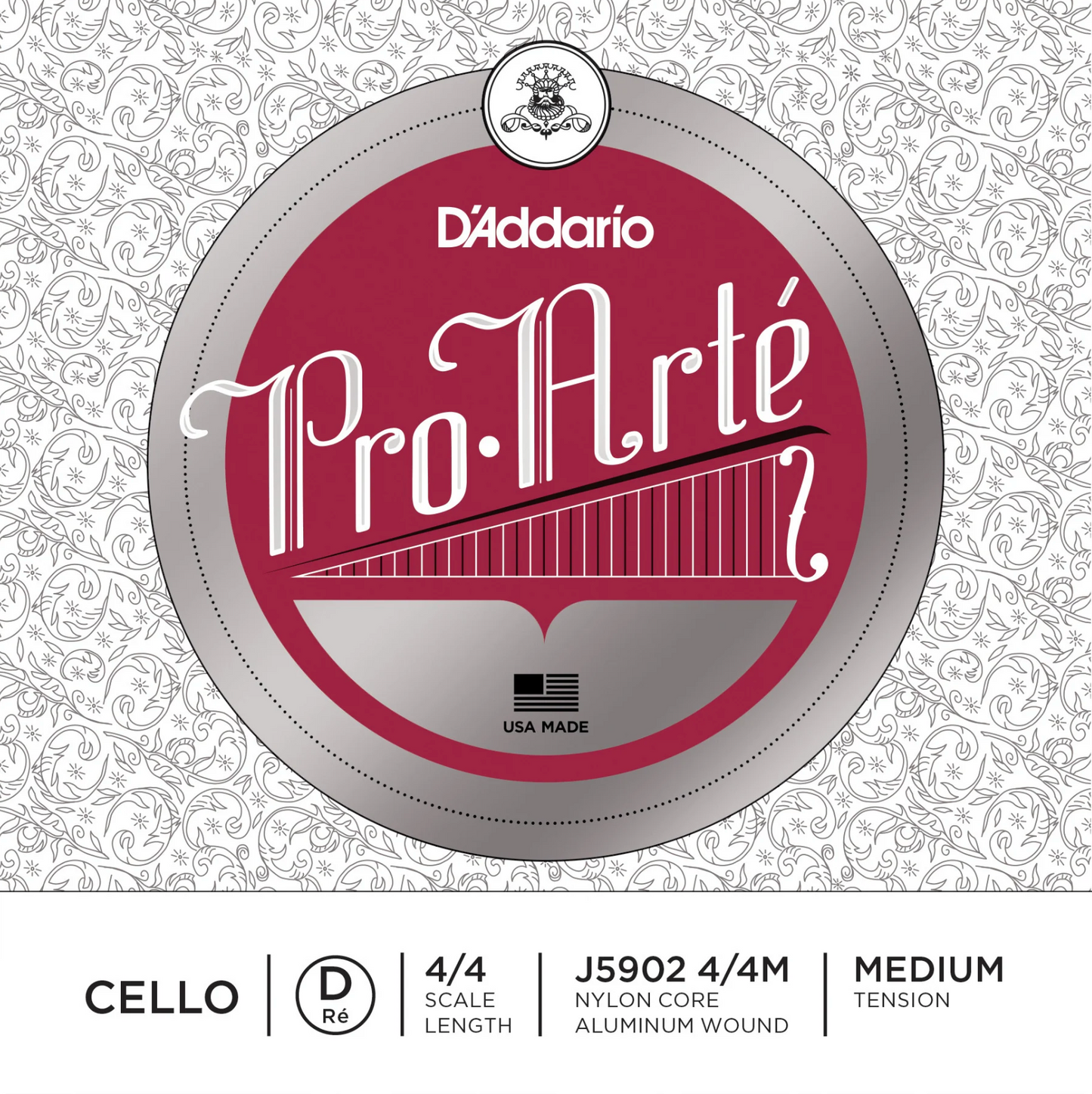Pro-Arté cello string, medium,