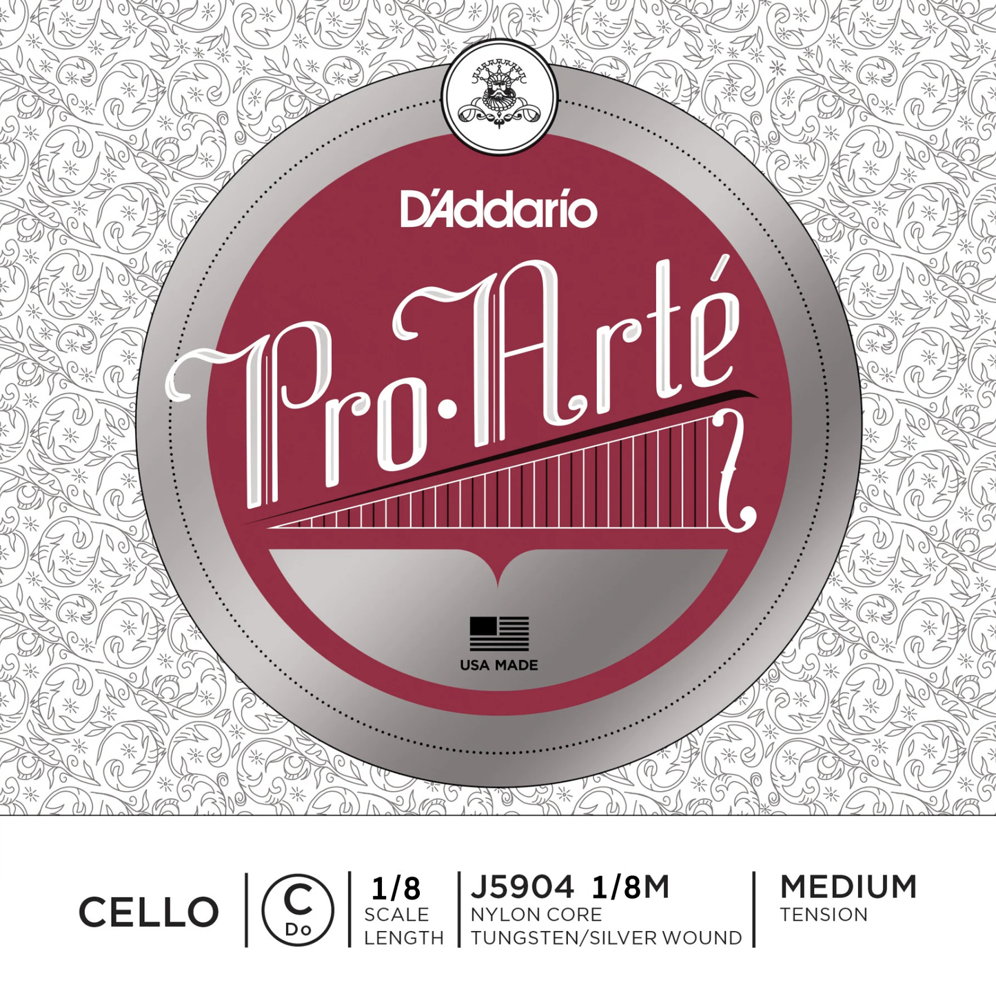 Pro-Arté cello string, medium,