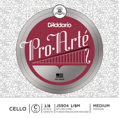 Pro-Arté cello string, medium,