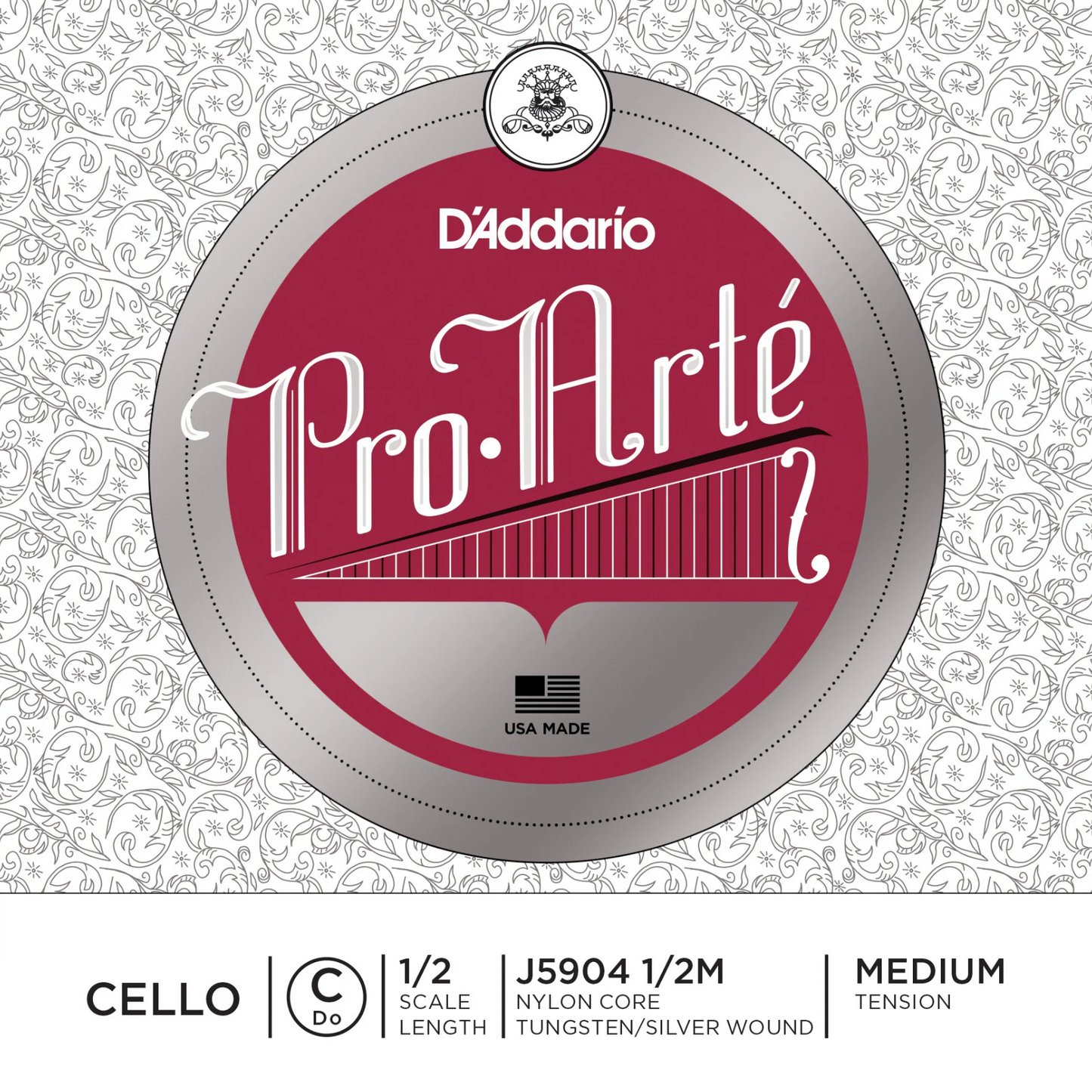 Pro-Arté cello string, medium,