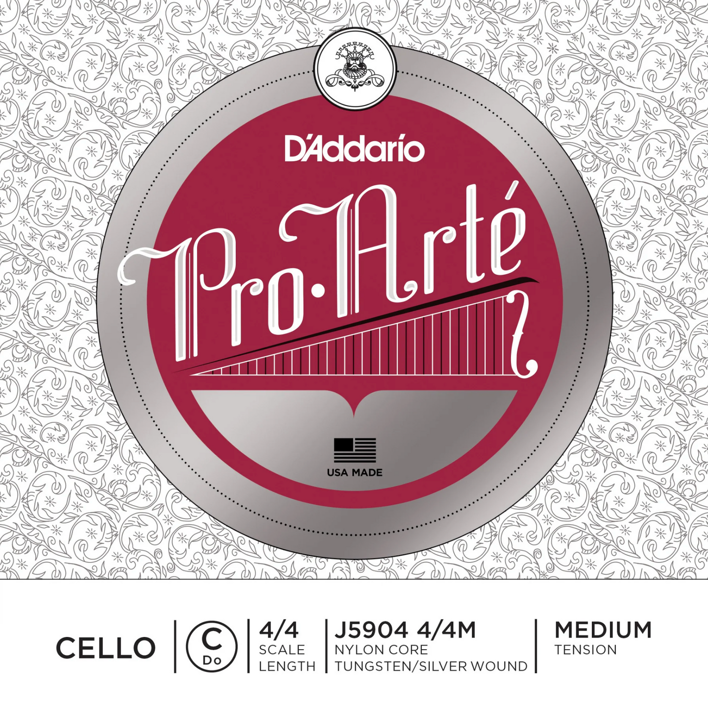 Pro-Arté cello string, medium,