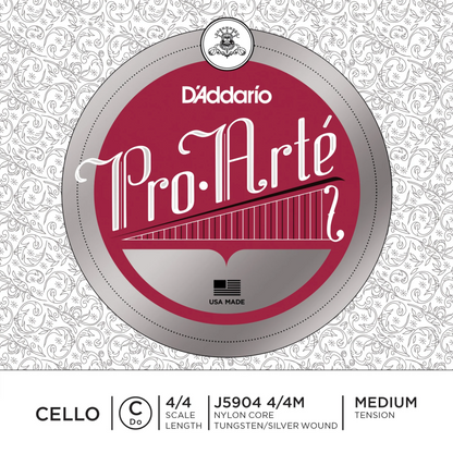 Pro-Arté cello string, medium,