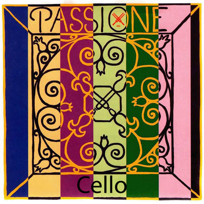 PASSIONE cello strings, medium,