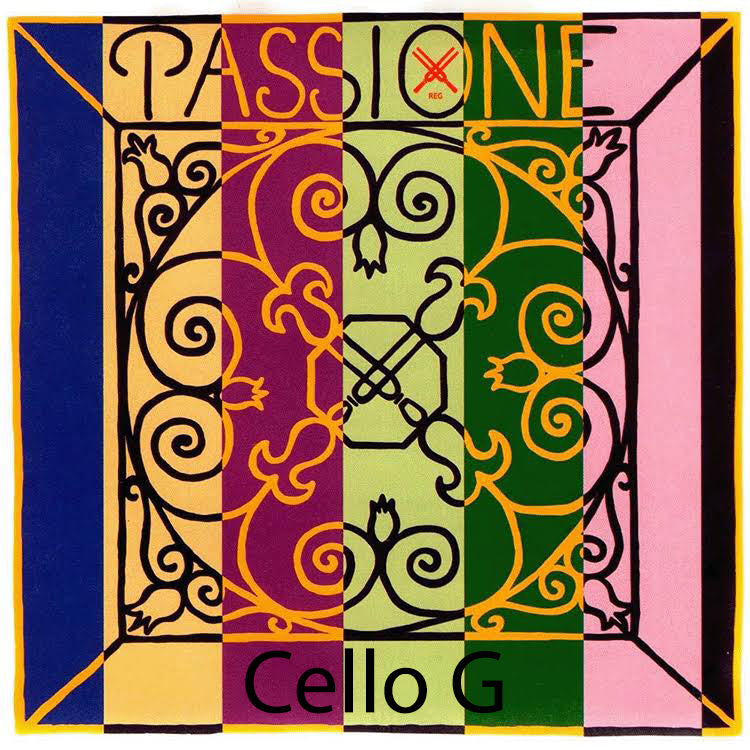 PASSIONE cello strings, medium,