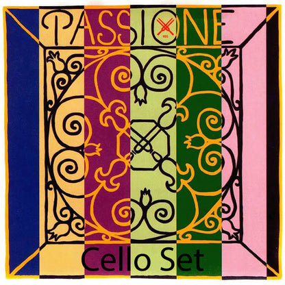 PASSIONE cello strings, medium,
