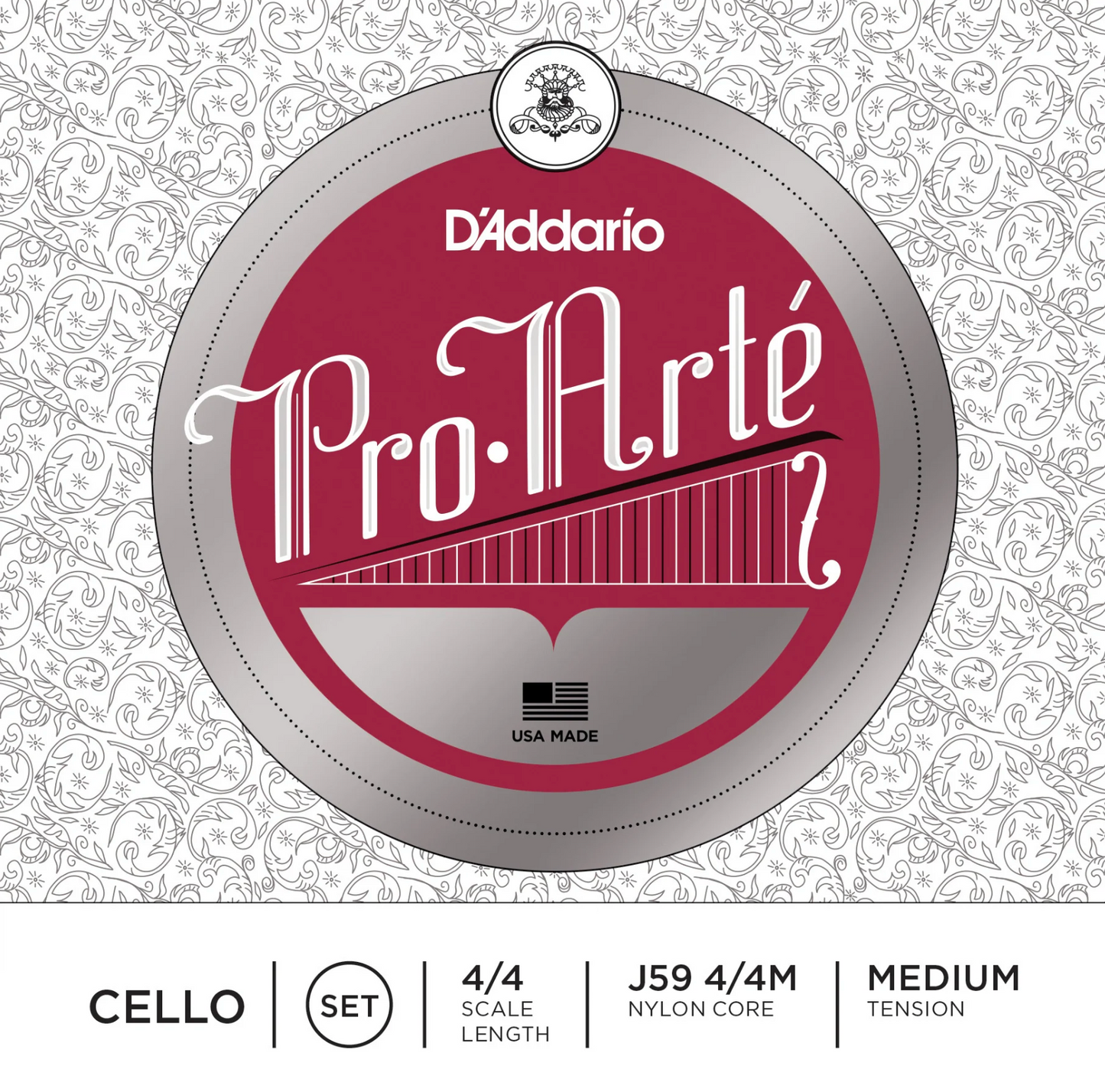 Pro-Arté cello string, medium,