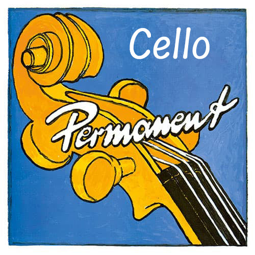 Permanent cello string, medium,