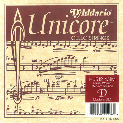UNICORE by D'Addario, discontinued cello string,