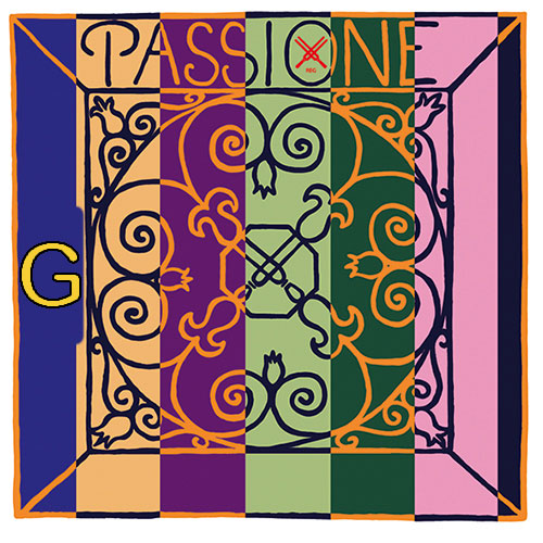 PASSIONE violin strings, medium,