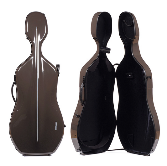 GEWA Air 3.9 thermo-plastic cello case, brown