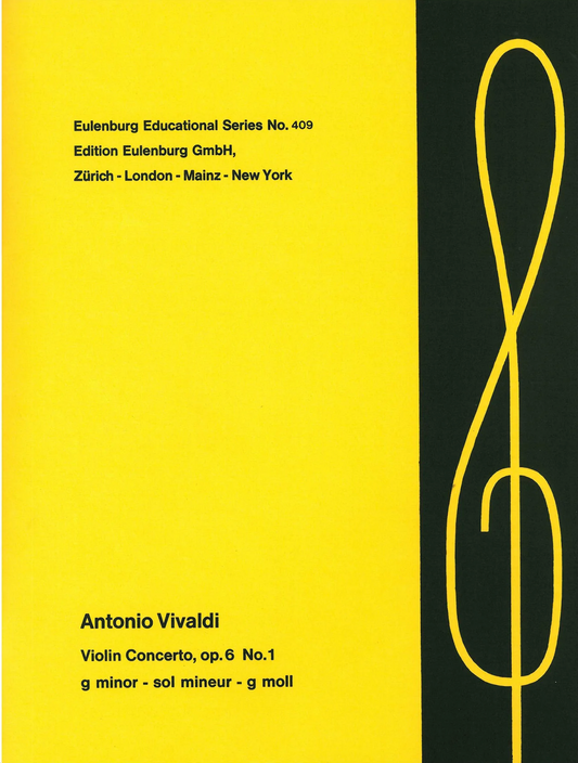 Vivaldi, A.: Concerto in g minor Op.6 No.1 (violin & piano) Kunzelmann
