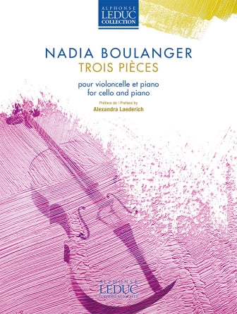 Boulanger, N. (Laederich): Three Pieces (cello & piano)