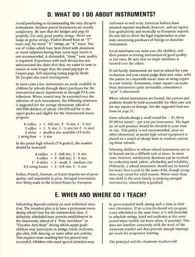 Matesky, R. & Womack, A.: String Teacher's Handbook - For Organizing String Classes