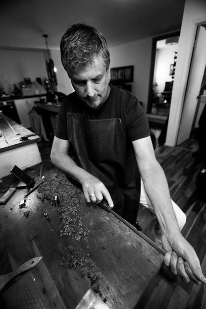 A • LIEBHABER cello bow, silver-mounted, 80.1g, San Diego, California | Metzler Violins