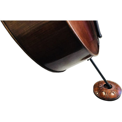Mi&Vi cello and double bass 137 mm round hardwood anti-slip endpin stop, foam backed