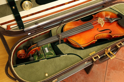 Musafia AETERNUM Series 5 elliptical violin case, model 3611E, Kevlar/wood shell, Cremona