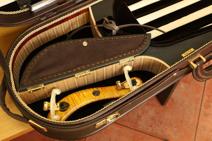 Musafia AETERNUM Series 5 elliptical violin case, model 3611E, Kevlar/wood shell, Cremona