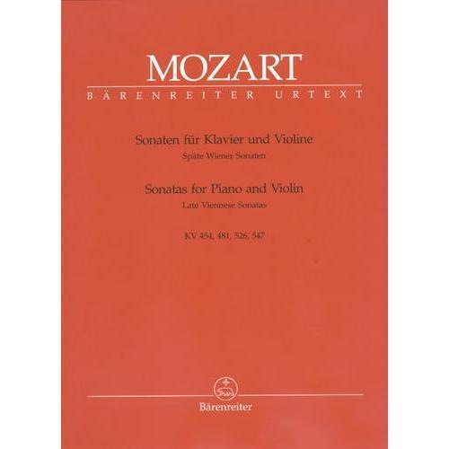 Mozart, W.A.: Early Viennese Sonatas (piano & violin) Barenreiter