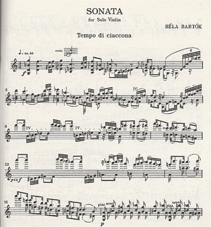 Bartok, B. (urtext): Sonata (Violin)