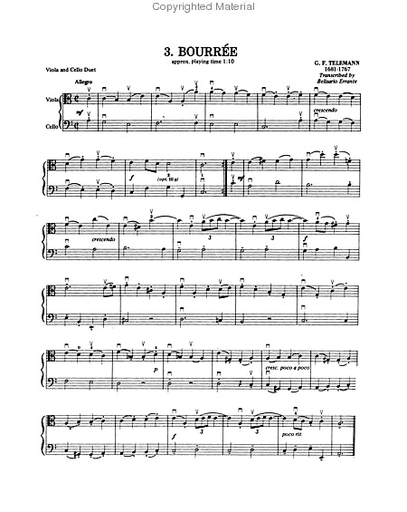 Errante, Belisario (arr): Ten Duets from works by Corelli, Telemann, Bach, Handel, Mozart & Schumann (Viola & Cello)