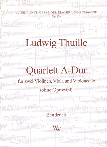 Thuille, Ludwig: String Quartet in A Major