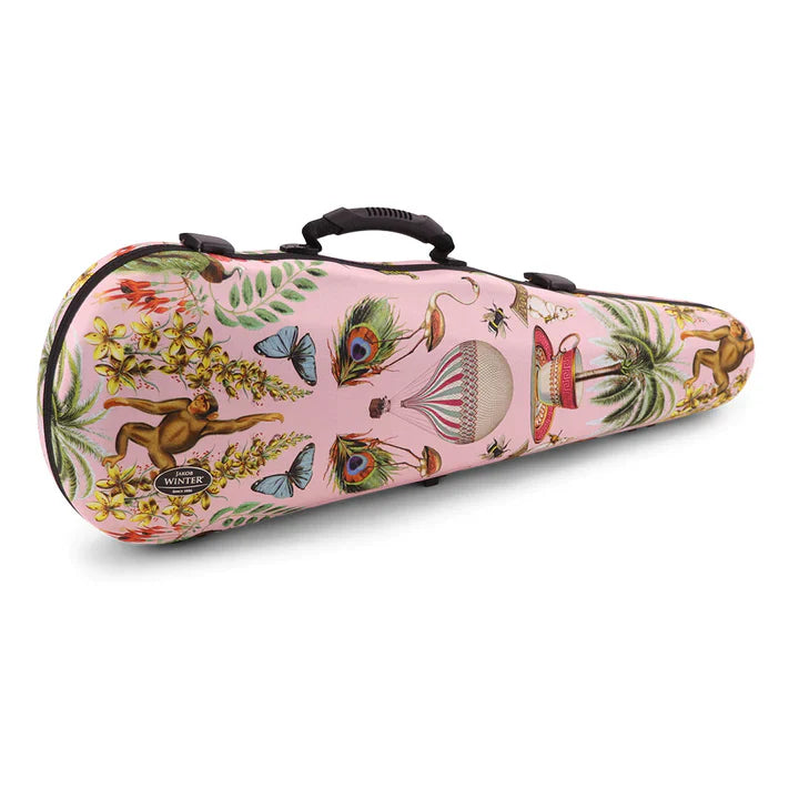 Jakob Winter "Pink Alice" shaped 4/4 violin case, GERMANY