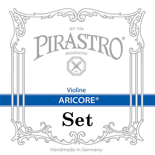 Pirastro ARICORE violin string set, aluminum A & D, 4/4, medium,