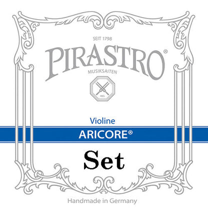 Pirastro ARICORE violin string set, aluminum A & D, 4/4, medium,