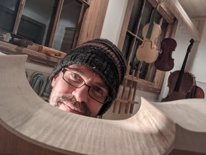 Charles Arsenault violin, Quadra Island, BC, 2023 | Metzler Violins