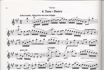 Shostakovich, Dmitri: Albumstucke 8 Easy Pieces-Sikorski edition (violin & piano)
