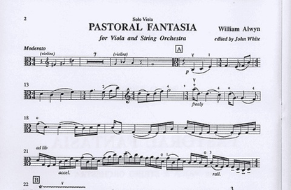 Alwyn, William: Pastoral Fantasia (viola/piano)