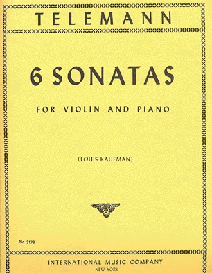 Telemann, G.P. (Kaufman): 6 Sonatas (Violin & Piano)