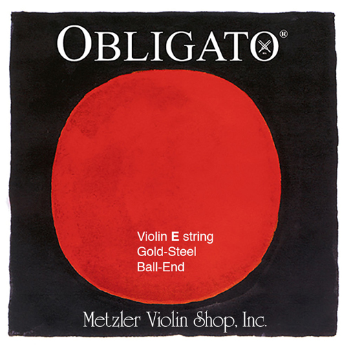 Pirastro OBLIGATO gold-steel violin E string, 4/4 medium,