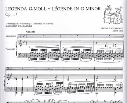 Wieniawski, H.: Legende Op.17 (cello & piano)