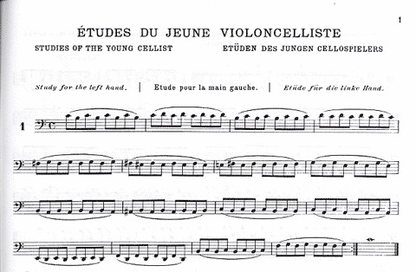 Feuillard, L.R.: 60 Etudes of the Young Violoncellist (cello)